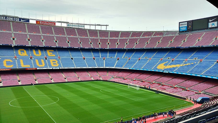 Reflexión sobre el FC Barcelona de Joan Estella. Vista del Camp Nou