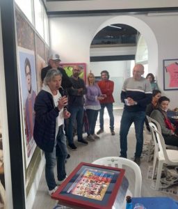 Joan Estella socio honorífico de la Penya Barcelonista Els Tamarells